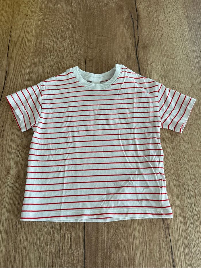 Haut marinière  H&M - 12/18 mois