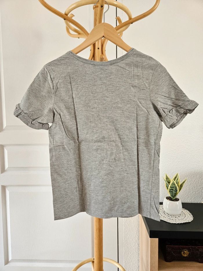 Tee-shirt gris taille 36 Kiabi - photo numéro 4