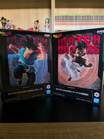 Lot Figurines Match Makers – Son Goku & Uub – Dragon Ball Z – Officielles Import Japon