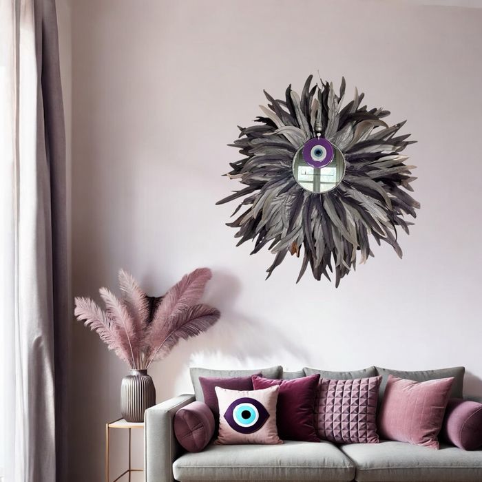 Nazar – Juju-hat bohème, plumes et œil protecteur