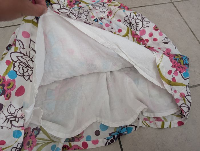 Robe fleurie à volants 8 ans - photo numéro 3