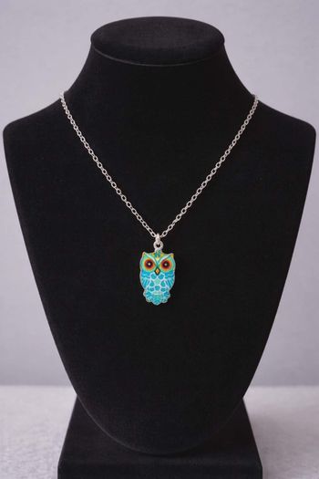 Collier pendentif hibou 