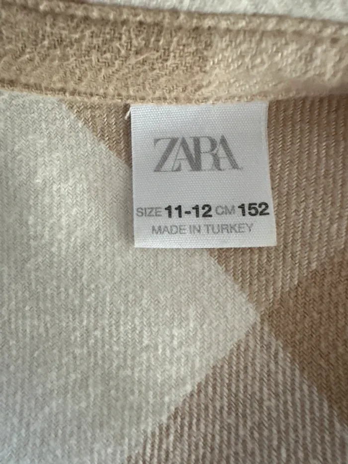 Veste chemise à carreaux Zara - photo numéro 5