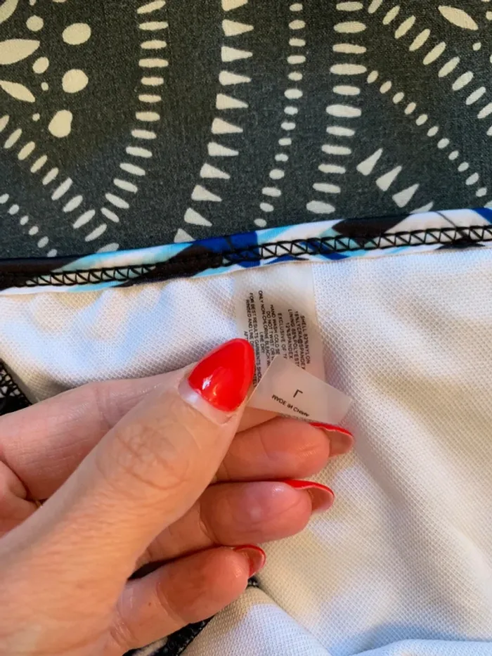 Maillot 2 pièces bleu taille L - photo numéro 3