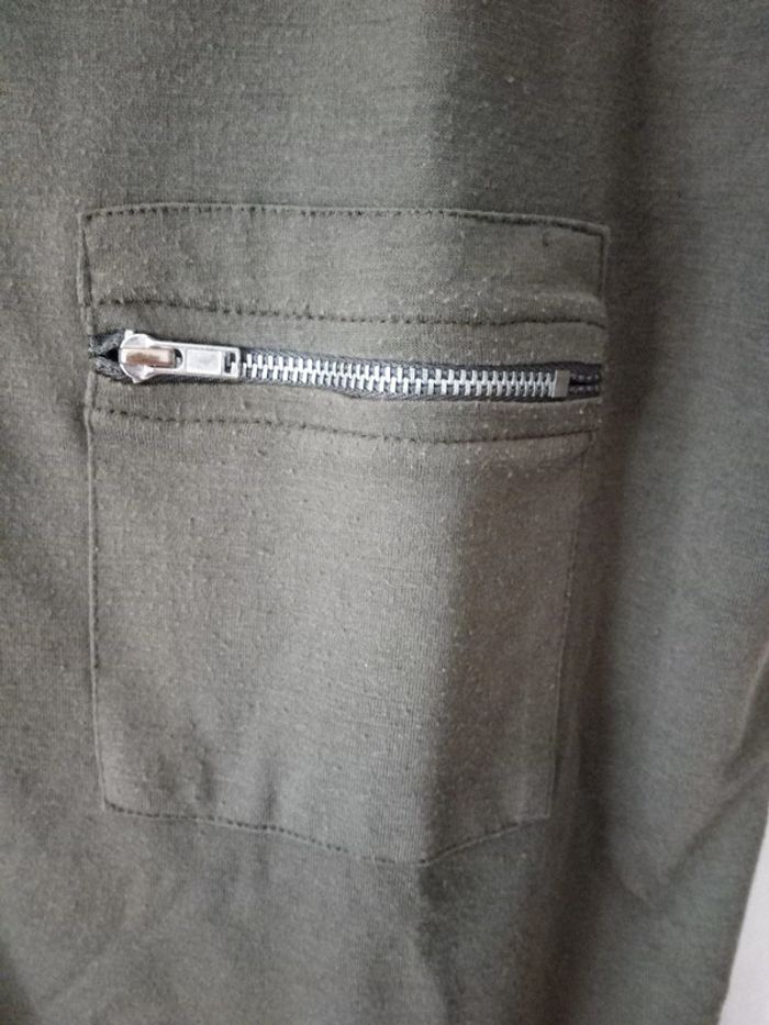 T-shirt bicolore kaki/blanc T38 Gemo - photo numéro 7