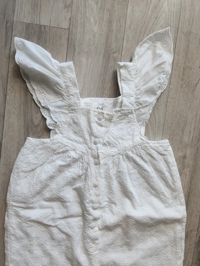 Combishort été chapeau broderie anglaise 92cm - photo numéro 6