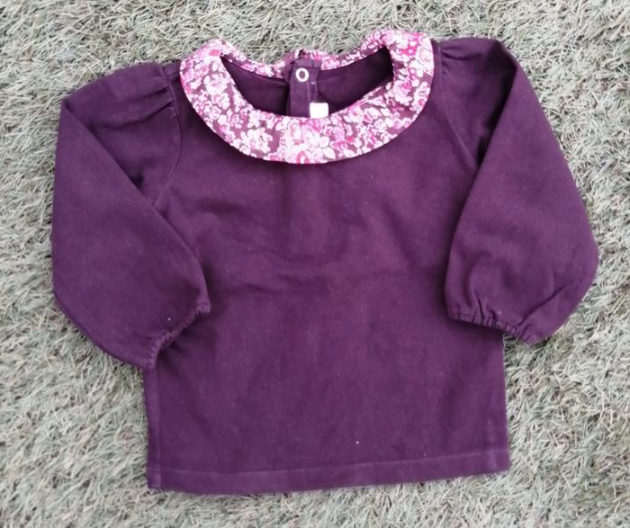 Petit haut marron liberty
