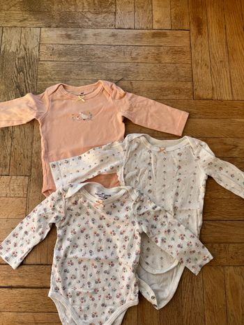 Lot de 3 body Sergent Major 6 mois