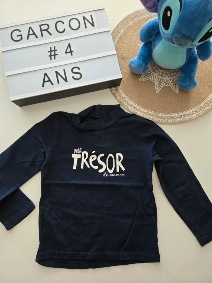 Sous pull petit trésor 4ans