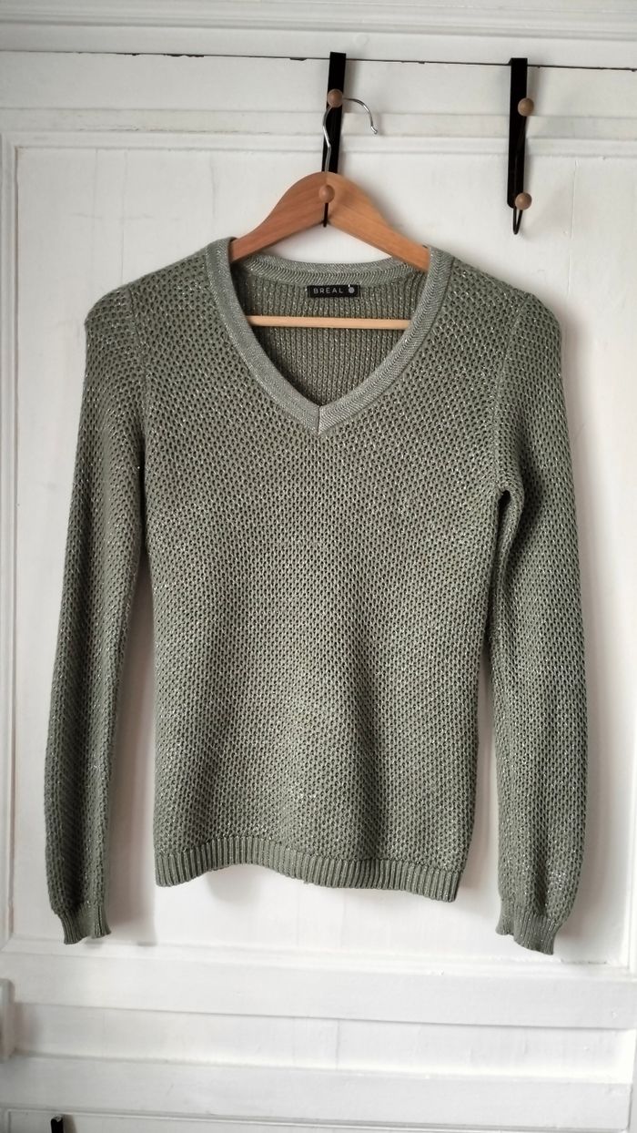 Pull col  V femme Bréal