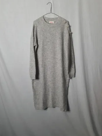 Robe pull grise