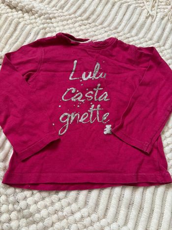 TEE shirt manches longues Lulu Castagnette