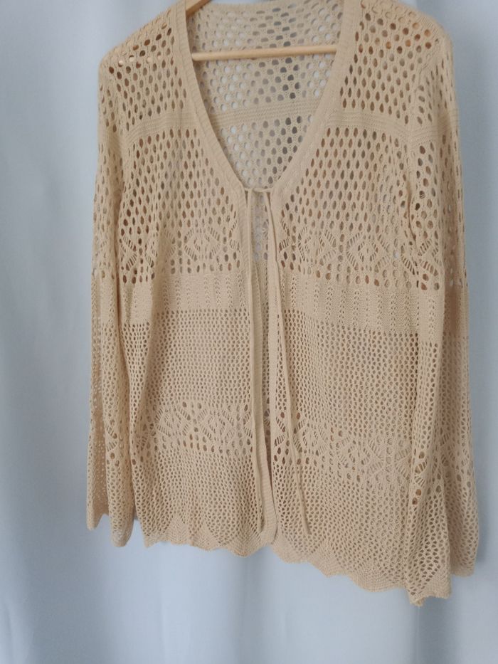 Cardigan beige - photo numéro 1