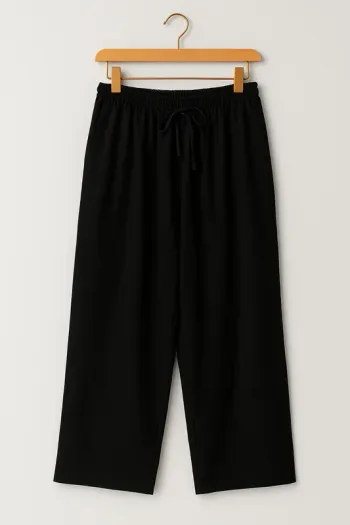 Pantalon fluide noir Shein 3XL – Confort & élégance au quotidien 🖤