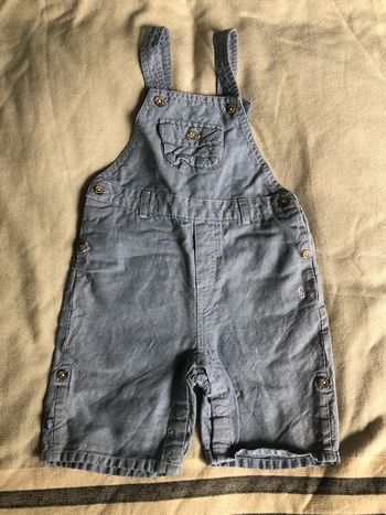 Salopette bermuda OBaibi 12 mois 74 cm