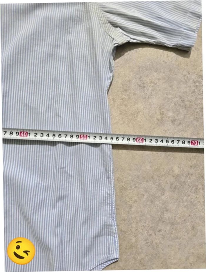 Chemise Ralph Lauren manche courte Taille L bleu Homme Men CHE21 - photo numéro 6