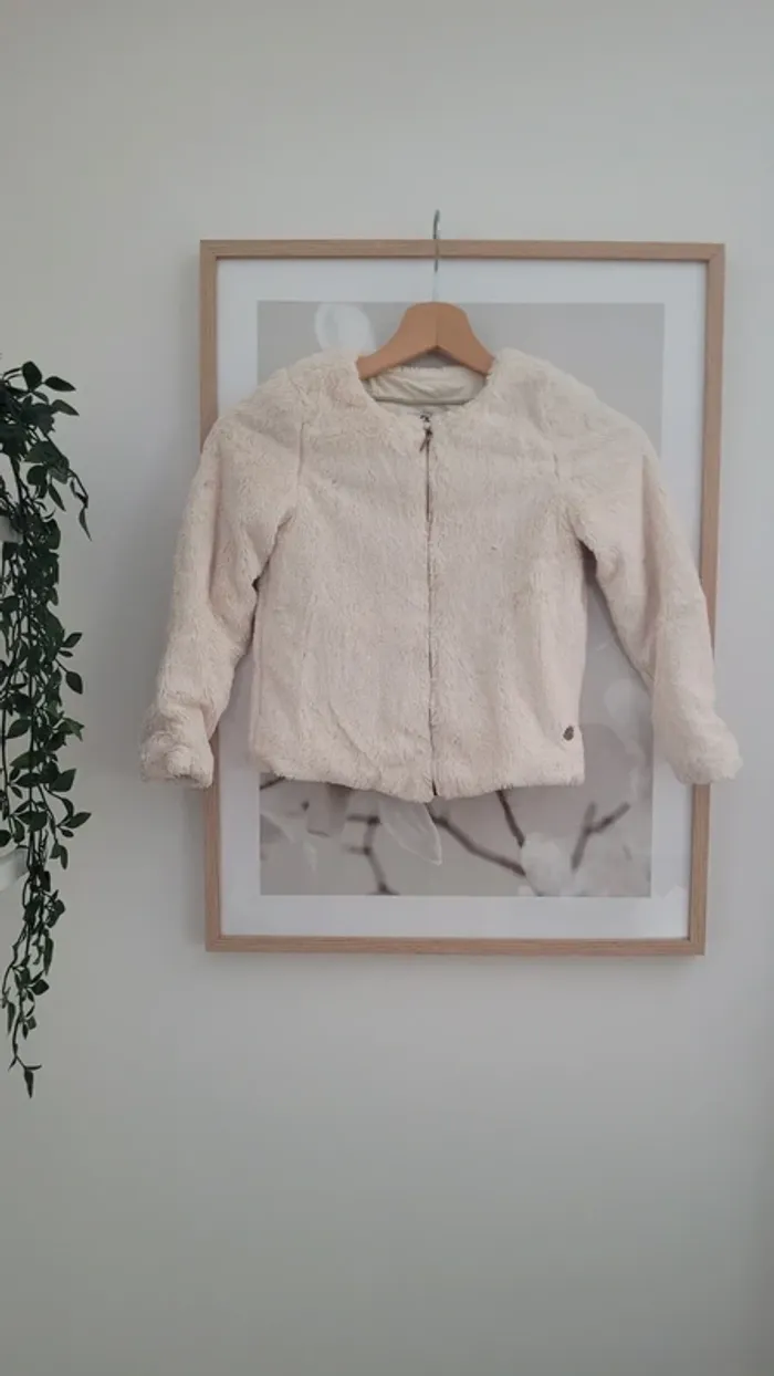 Veste en fausse fourrure fille Creeks 8 ans - photo numéro 2