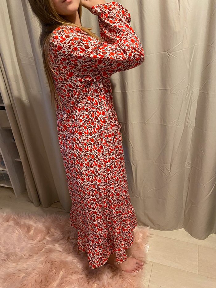 Robe été fleurie longue décontractée - 40/42 L neuf . - photo numéro 6