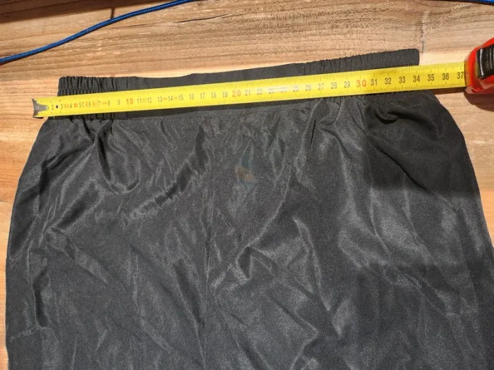 Pantalon jambes larges baggy fluide noir taille 38 Shien excellent état - photo numéro 6
