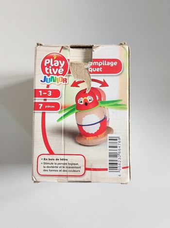 Jeu d'empilage perroquet Play tive junior complet
