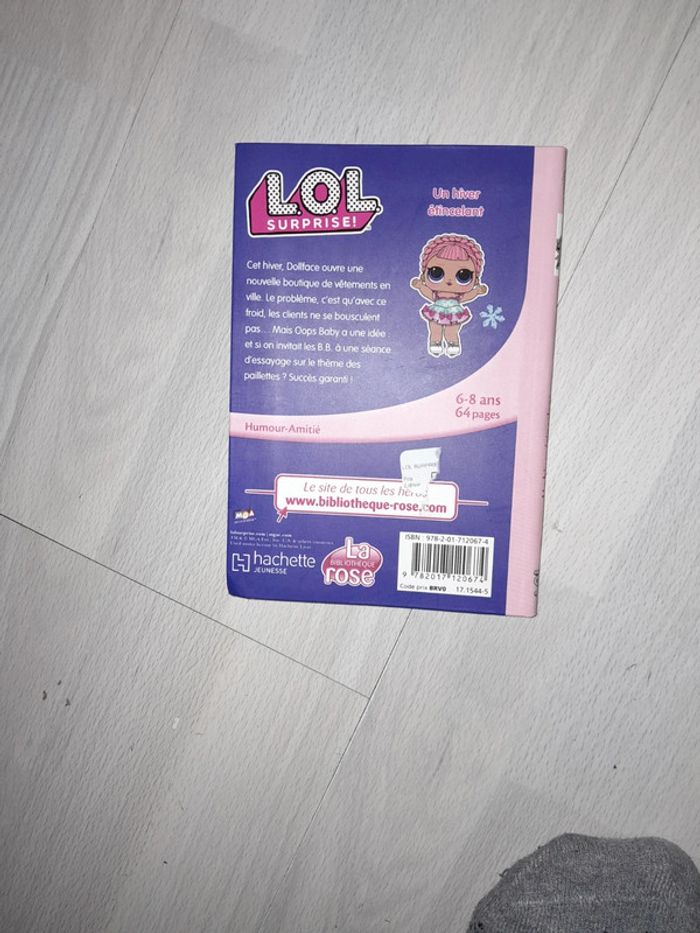 Ts joli livre biblio rose LOL 6 8 ans illustré - photo numéro 2