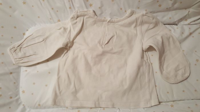 Tee shirt blanc poupées 18 mois - photo numéro 2