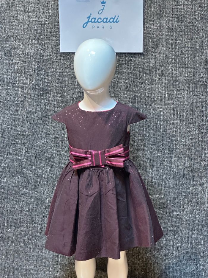 Noël: magnifique, robe de fête Jacadi en trois ans, ref, 5414