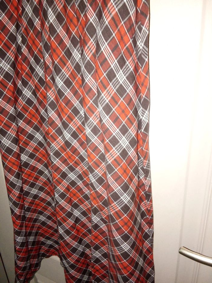 Robe col V style carreaux écossais taille 40 - photo numéro 3