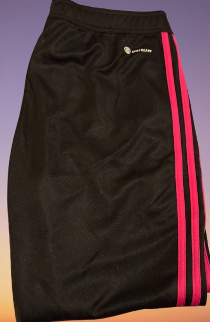 Pantalon Adidas Tiro 23 femme noir et rose - photo numéro 4