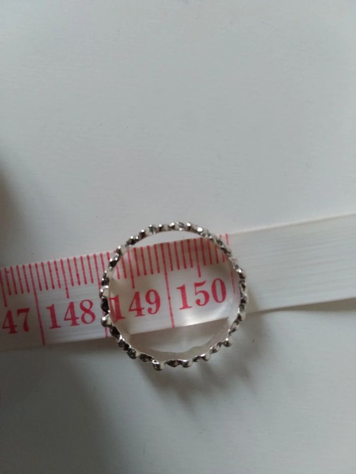 Bague fleurie argenté - photo numéro 5