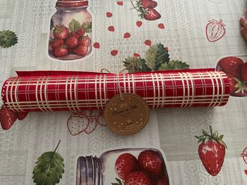 Chemin de table à carreaux