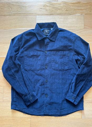 🧥 Surchemise Dockers bleu marine à carreaux – Taille M 🧥