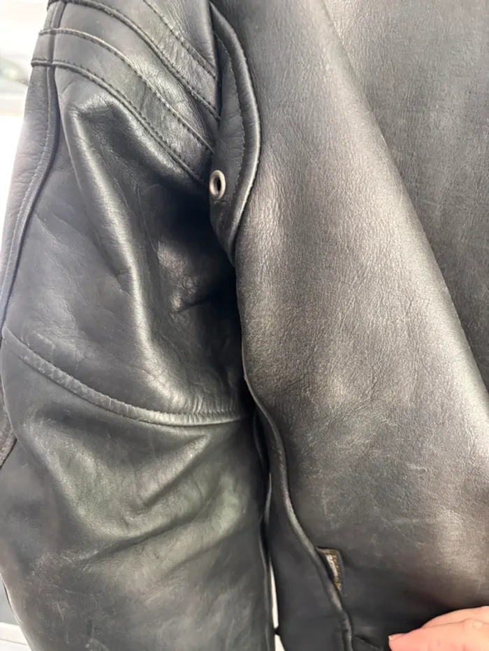 Veste en cuir de moto taille L Helstons - photo numéro 19