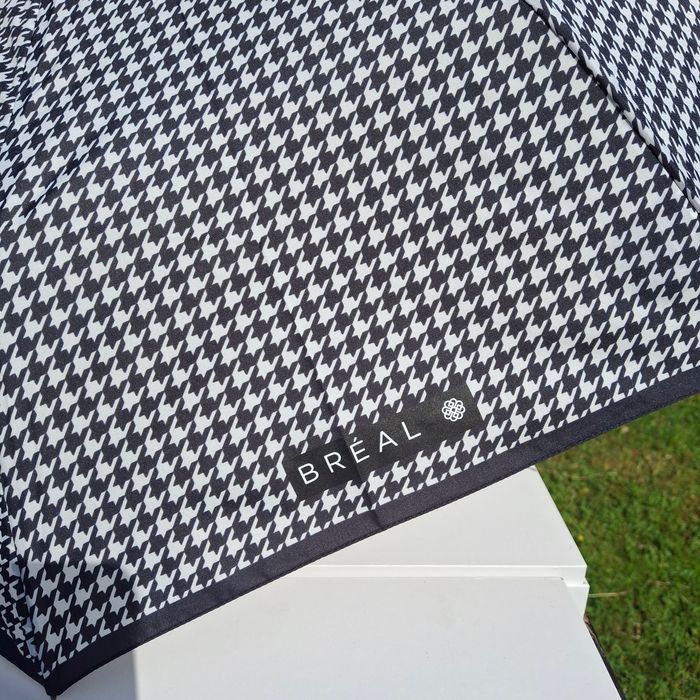 Parapluie 🌂 Pliant Bréal Noir / Blanc 
Logo Breal Neuf - photo numéro 5