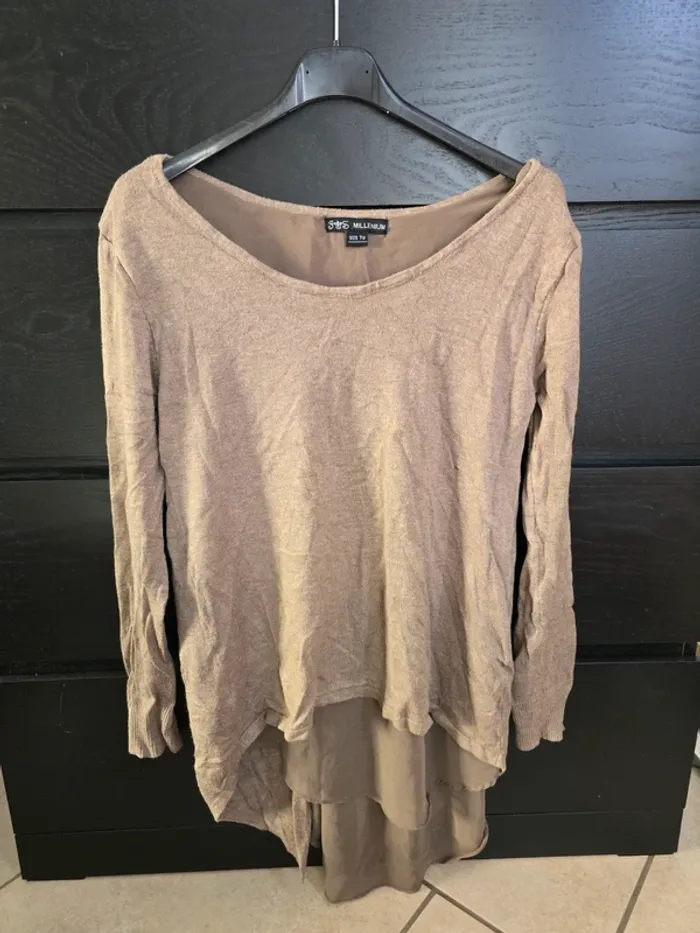 pull beige Millenium