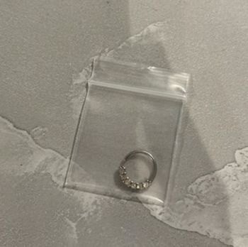 Anneau pliable nez/oreilles/lèvres Evy’s Secrets – Acier chirurgical 316L – Neuf avec étiquette