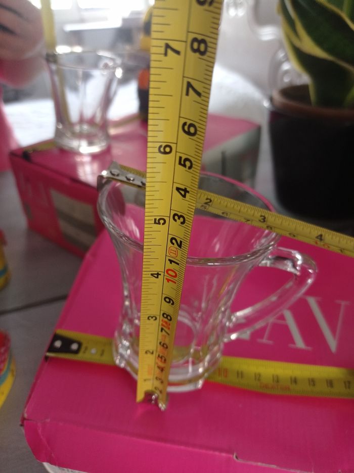 Tasses à café ou thé en verre transparent - photo numéro 9