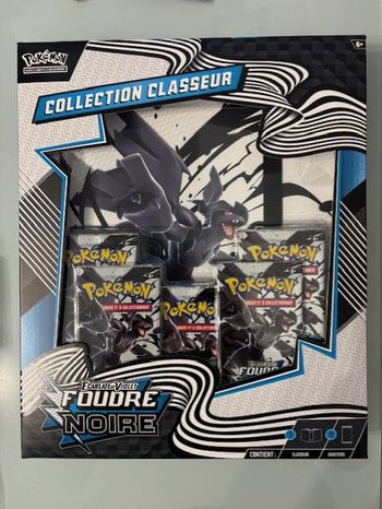 Pokémon - Écarlate et Violet – Coffret classeur Foudre Noire EV10.5 (5 boosters)