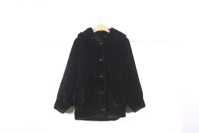 Ravissant blouson vintage 80's en fausse fourrure (#240072)