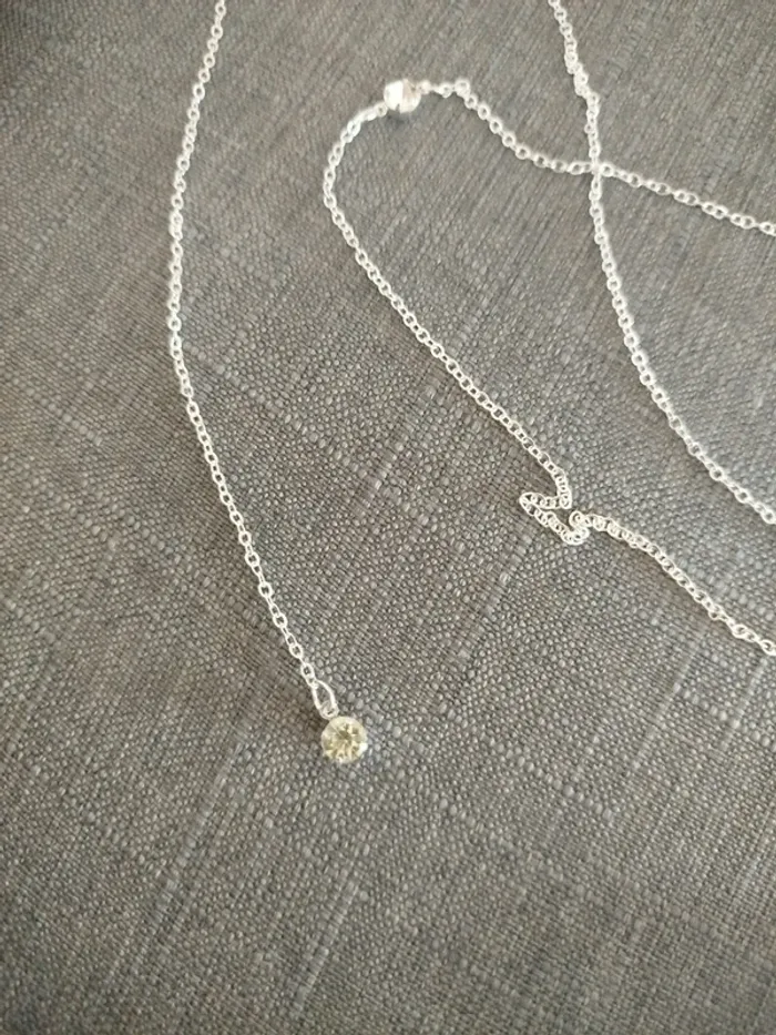 Collier strass de dos - photo numéro 3