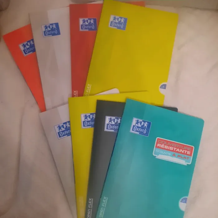 Lot de 8 cahiers oxford  neuf