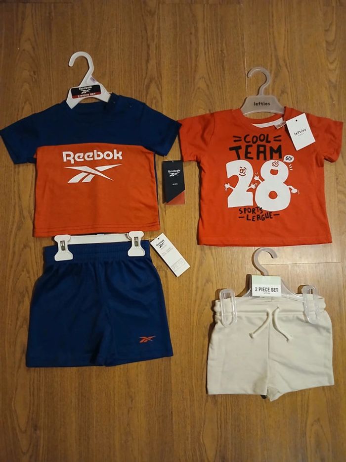 Lot de 2 enssemble d'été garçon 6/9 mois