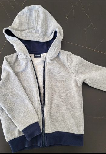 Gilet zippé 3-4 ans
