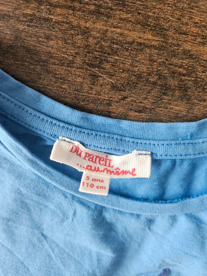T-shirt manches longues Licorne DPAM 5ans - photo numéro 3