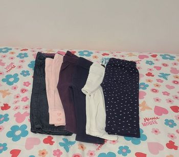 Lot de 6 pantalon et legging fille 6 mois