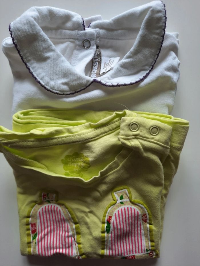 Lot de 2 t-shirts bébé fille - photo numéro 3