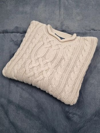 Pull USPA beige, M Femmes