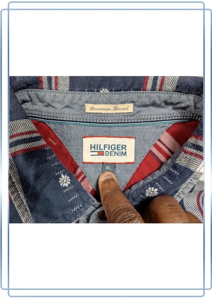 Chemise tommy hilfiger denim homme - taille XL (86) - photo numéro 9