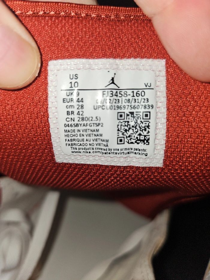 🔥Nike Air Jordan 1 Mid Dune Red T.44🏀 - photo numéro 6