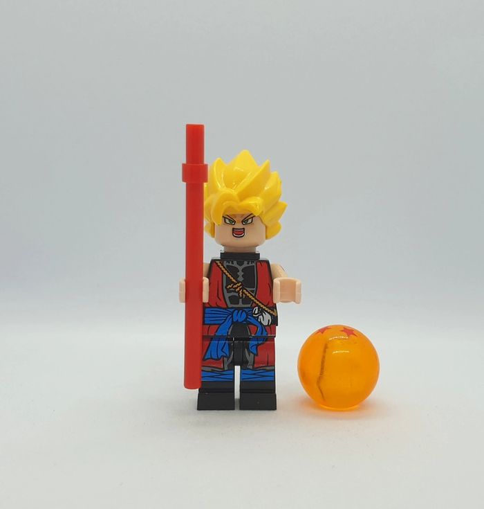 🐉Figurine Dragon Ball Super - Son Gokû Xeno Super Saiyan - (Style Lego)🐉 - photo numéro 9